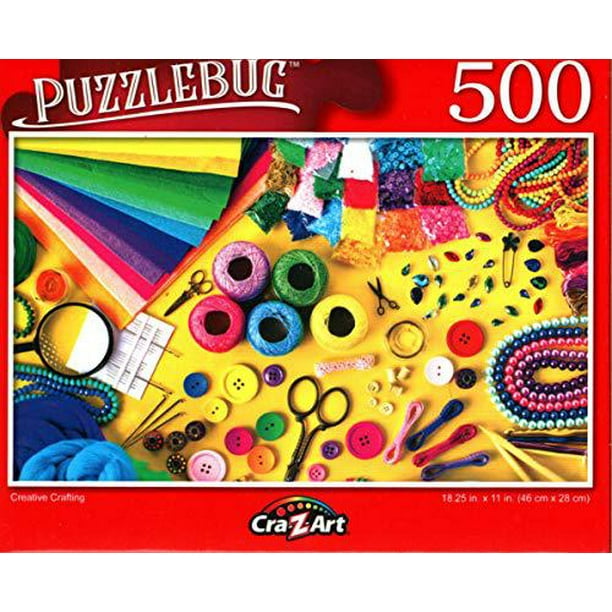 Jigsaw Puzzle CREATIVE CRAFTING 500 Pieces 18.25/" x 11/" Puzzlebug CraZArt